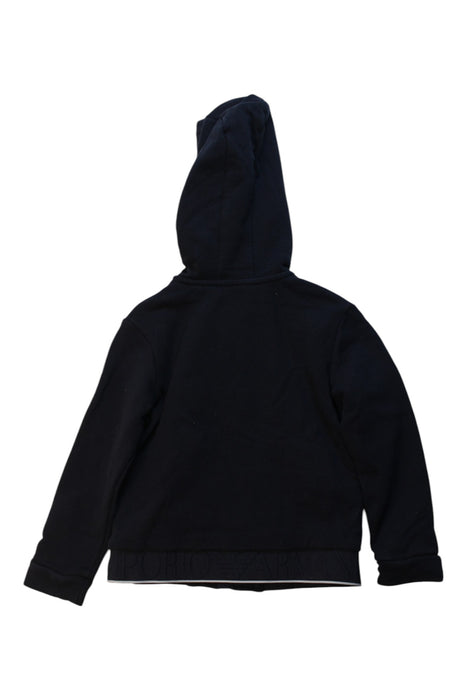 A Black Zippered Sweatshirts from Armani in size 2T for boy. (Back View)