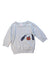 A Grey Crewneck Sweatshirts from Seed in size 0-3M for boy. (Front View)