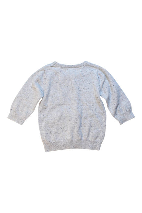 A Grey Crewneck Sweatshirts from Seed in size 0-3M for boy. (Back View)