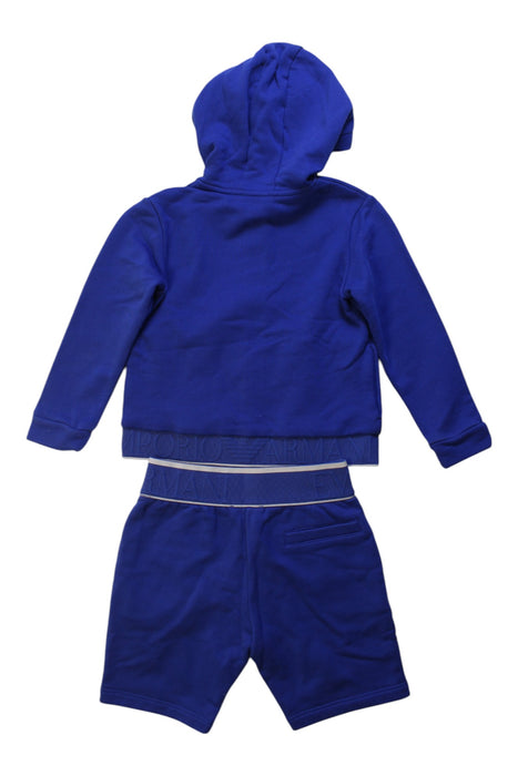 A Blue Shorts Sets from Armani in size 2T for boy. (Back View)