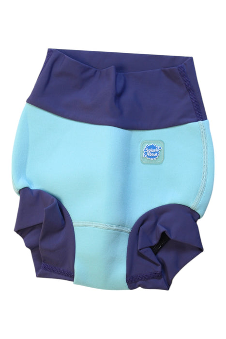 A Blue Swim Diapers from Splash About in size 2T for boy. (Front View)