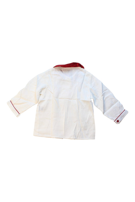 A White Long Sleeve Shirts from Trussardi in size 6-12M for girl. (Back View)