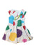 A Multicolour Short Sleeve Dresses from I Pinco Pallino in size 4T for girl. (Front View)