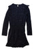 A Navy Long Sleeve Rompers from Scotch & Soda in size 12Y for girl. (Back View)