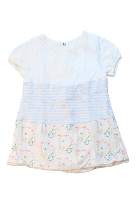 A Multicolour Short Sleeve Tops from Dior in size 3-6M for girl. (Front View)