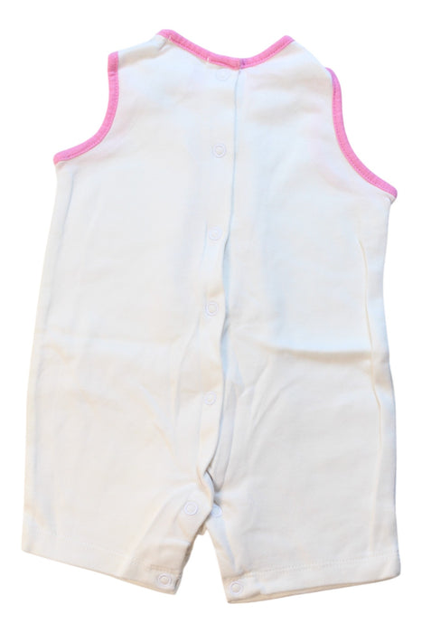 A White Sleeveless Rompers from Ralph Lauren in size 0-3M for girl. (Back View)