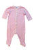 A Pink Onesies from Petit Bateau in size 0-3M for girl. (Front View)