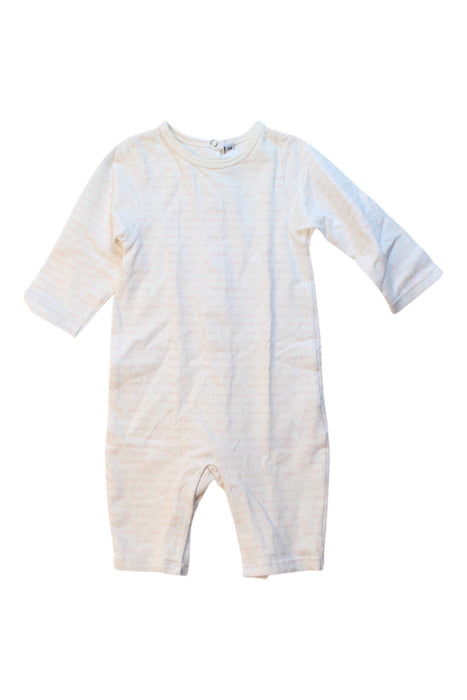 A Ivory Long Sleeve Rompers from Dior in size 0-3M for girl. (Front View)