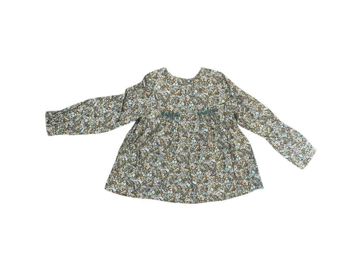 A Green Long Sleeve Tops from Bonpoint in size 6T for girl. (Front View)