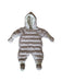 A White Snowsuits from Petit Bateau in size 0-3M for neutral. (Front View)
