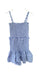A Blue Sleeveless Dresses from Seed in size 12Y for girl. (Front View)