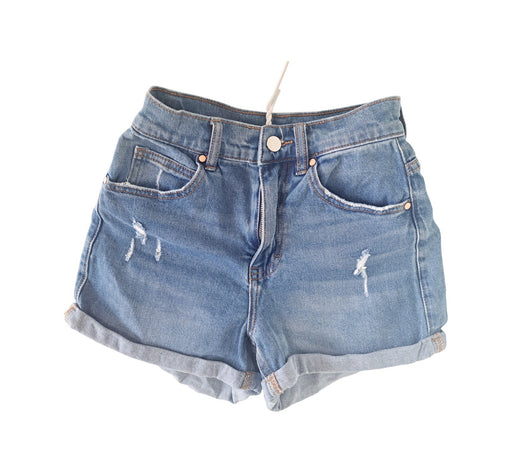 A Blue Shorts from Seed in size 8Y for girl. (Front View)