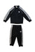 A Black Pants Sets from Adidas in size 12-18M for neutral. (Front View)