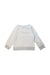 A White Crewneck Sweatshirts from Petit Bateau in size 4T for boy. (Back View)