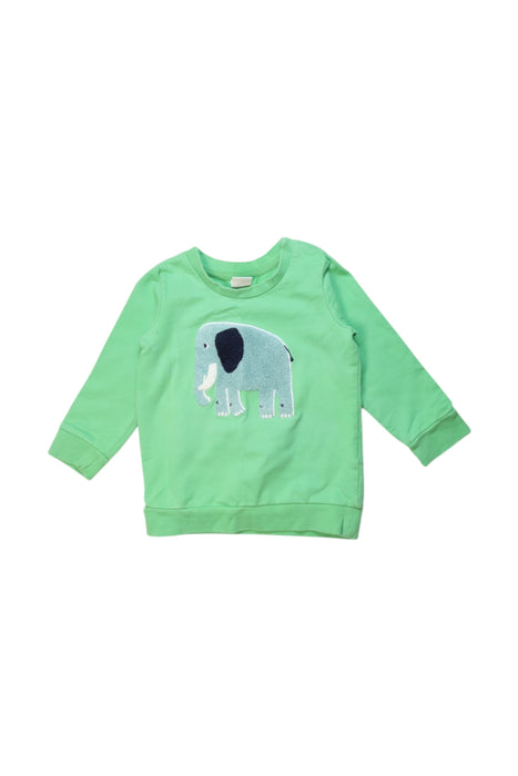 A Green Crewneck Sweatshirts from Seed in size 12-18M for neutral. (Front View)