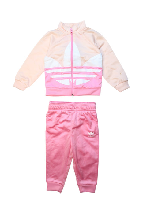 A Pink Pants Sets from Adidas in size 12-18M for girl. (Front View)