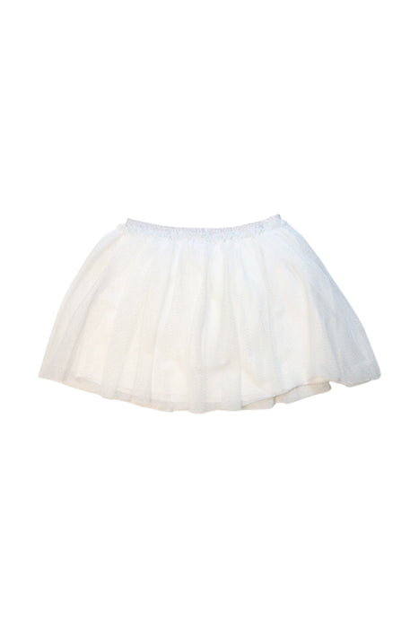 A White Tulle Skirts from Petit Bateau in size 5T for girl. (Back View)