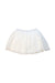 A White Tulle Skirts from Petit Bateau in size 5T for girl. (Back View)