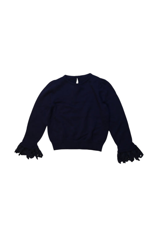 A Navy Long Sleeve Tops from Nicholas & Bears in size 6T for girl. (Front View)