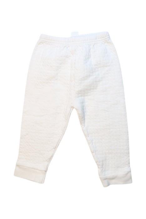 A White Sweatpants from Mides in size 18-24M for girl. (Front View)