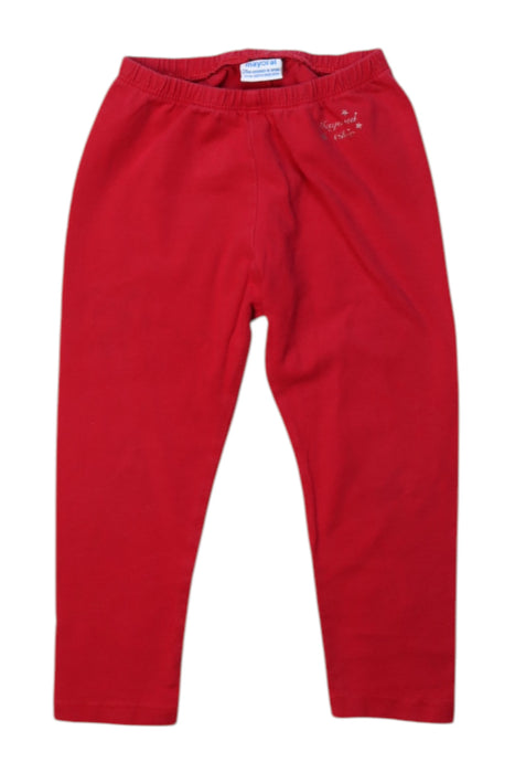 A Red Leggings from Mayoral in size 18-24M for girl. (Front View)