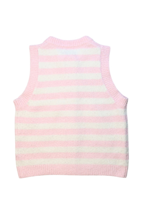 A Pink Outerwear Vests from Miki House in size 5T for girl. (Back View)