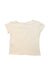 A Beige Short Sleeve T Shirts from Petit Bateau in size 6T for girl. (Back View)