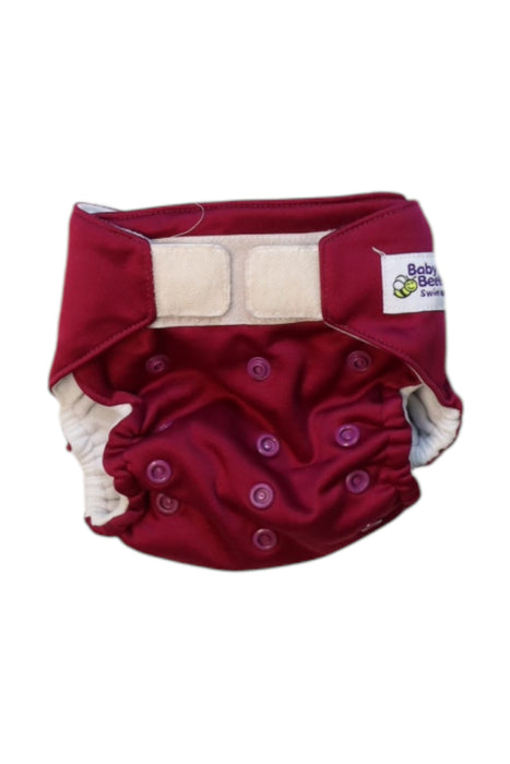 A Burgundy Cloth Diapers from Baby BeeHinds in size O/S for girl. (Front View)