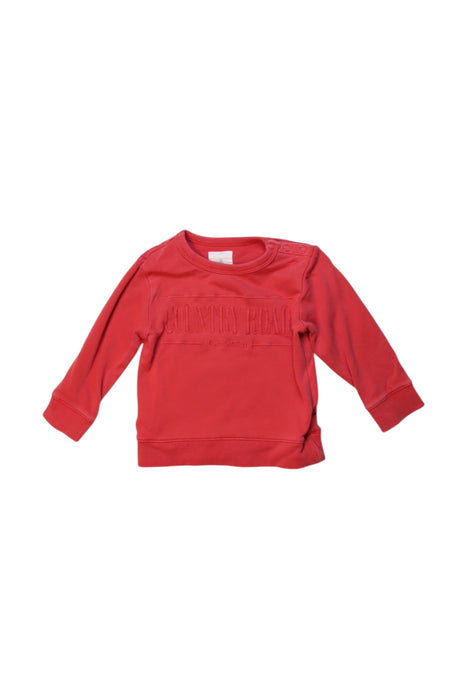 A Red Crewneck Sweatshirts from Country Road in size 6-12M for girl. (Front View)