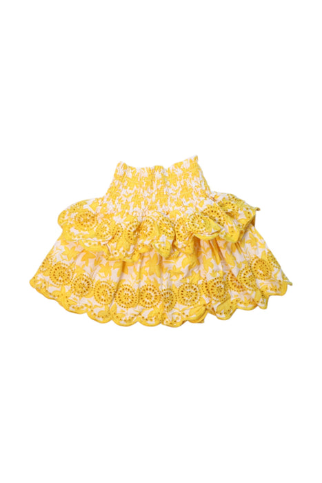 A Yellow Tulle Skirts from Seed in size 3T for girl. (Back View)