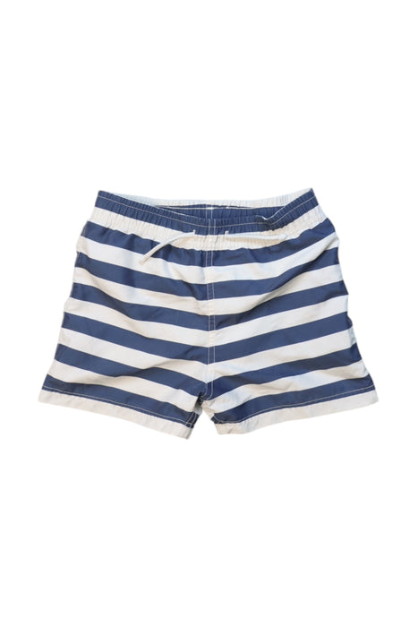 A Blue Swim Shorts from The Little White Company in size 12-18M for boy. (Front View)