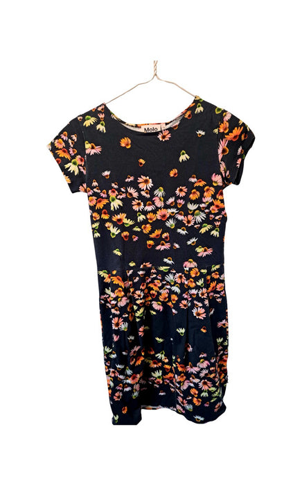A Black Short Sleeve Dresses from Molo in size 12Y for girl. (Front View)