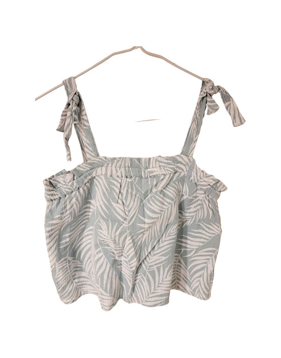 A White Sleeveless Tops from Galeries Lafayette in size 10Y for girl. (Front View)