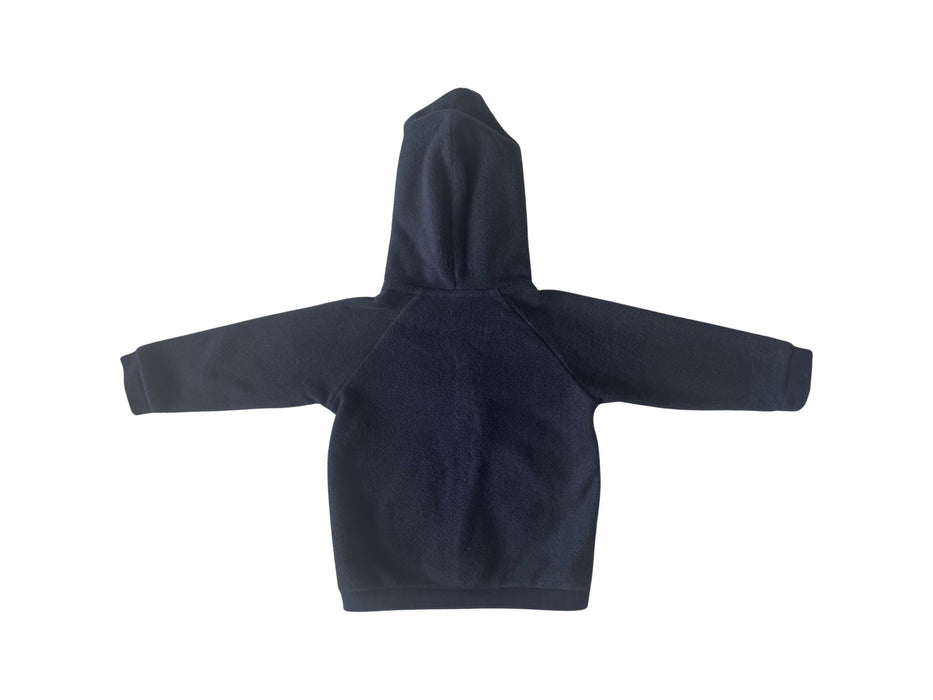 A Navy Zippered Sweatshirts from Petit Bateau in size 6-12M for neutral. (Back View)