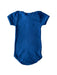 A Blue Short Sleeve Bodysuits from Petit Bateau in size 6-12M for neutral. (Back View)