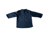 A Blue Long Sleeve Shirts from Bonton in size 6-12M for neutral. (Back View)