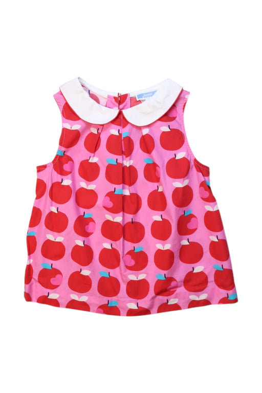 A Multicolour Sleeveless Tops from Jacadi in size 6T for girl. (Front View)