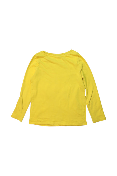 A Yellow Long Sleeve T Shirts from Seed in size 6T for boy. (Back View)