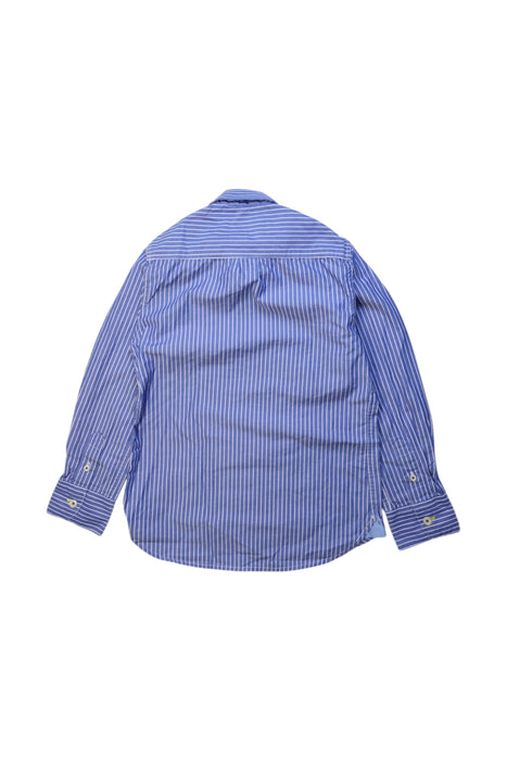 A Blue Long Sleeve Shirts from Boden in size 6T for boy. (Back View)