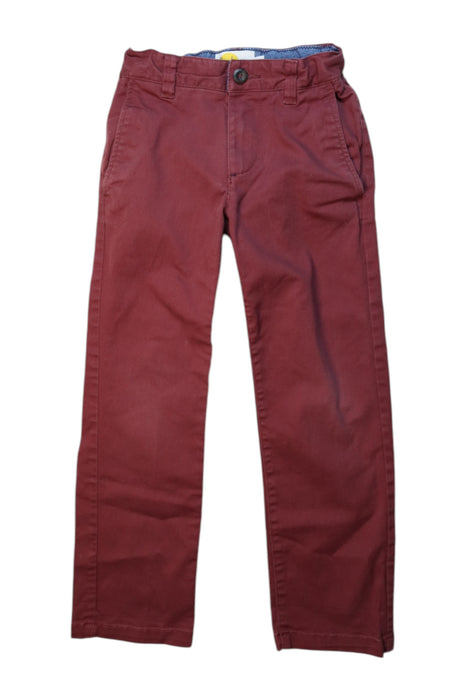 A Burgundy Casual Pants from Boden in size 6T for boy. (Front View)