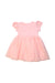 A Pink Short Sleeve Dresses from Seed in size 18-24M for girl. (Back View)