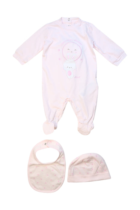 A Pink Gift Sets from Chicco in size 0-3M for girl. (Front View)