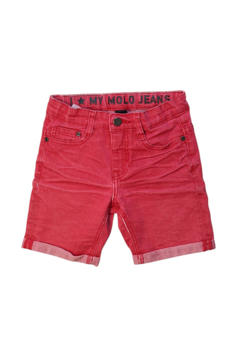 A Red Shorts from Molo in size 7Y for boy. (Front View)