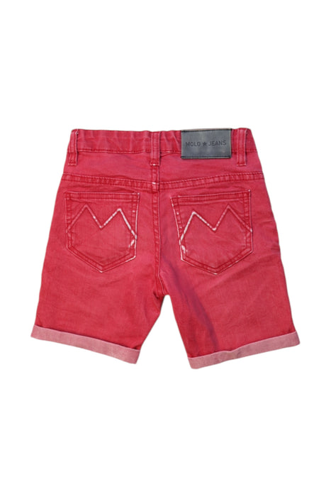 A Red Shorts from Molo in size 7Y for boy. (Back View)