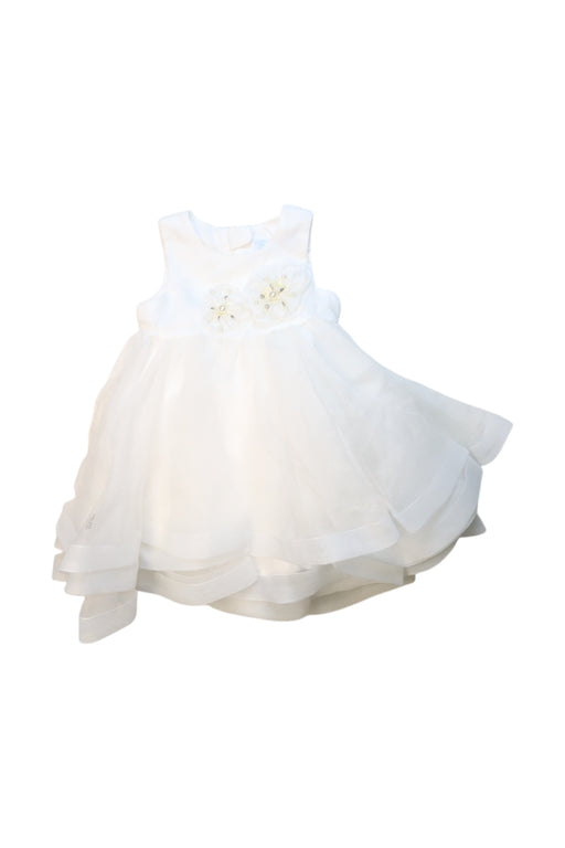 A White Sleeveless Dresses from Tartine et Chocolat in size 2T for girl. (Front View)