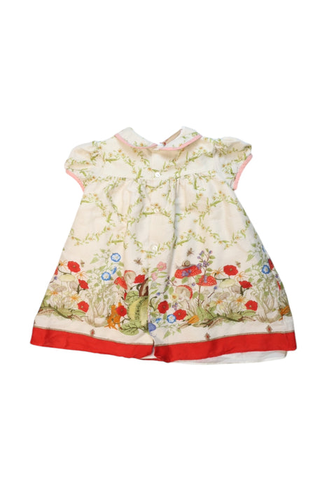 A Multicolour Short Sleeve Dresses from Gucci in size 12-18M for girl. (Back View)