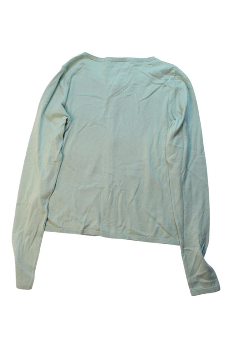A Green Cardigans from Bonpoint in size 12Y for girl. (Back View)