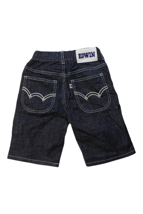 A Navy Shorts from EDWIN in size 5T for boy. (Back View)