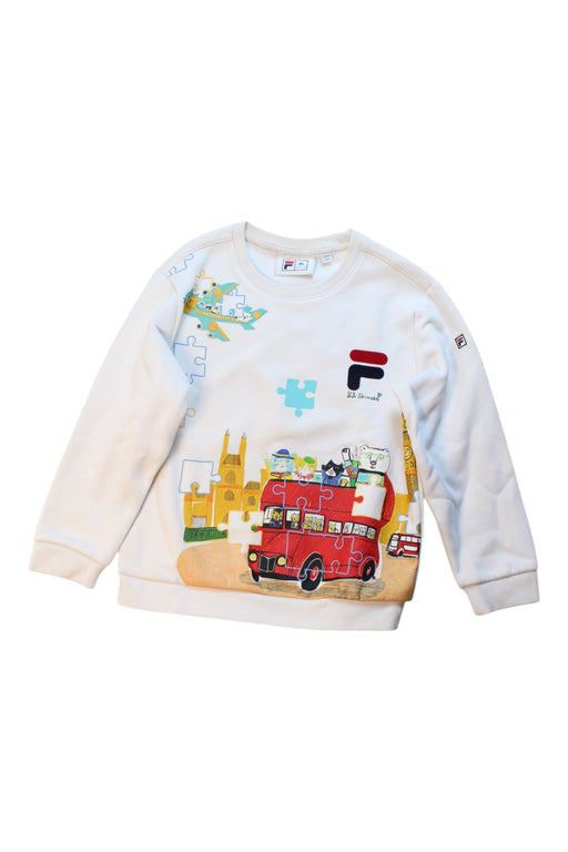 A Multicolour Crewneck Sweatshirts from Fila in size 5T for boy. (Front View)