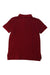 A Red Short Sleeve Polos from Polo Ralph Lauren in size 6T for boy. (Back View)